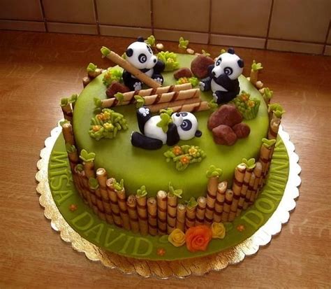 Easy kids crafts for the home and classroom. Panda cake for kids - Cake by Stániny dorty | sweet events ...