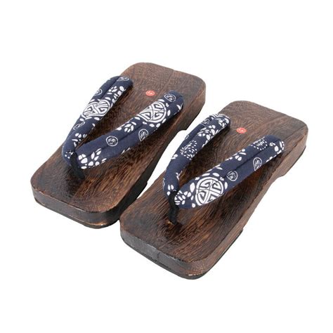 Men Slippers Wooden Flip Flops Japanese Kimono Geta Clogs Thong Sandals