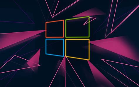 3000x1875 Resolution Windows 10 Neon Logo 3000x1875 Resolution