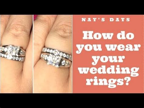 What is the proper way to wear your wedding rings? HOW DO YOU WEAR WEDDING RINGS? - YouTube
