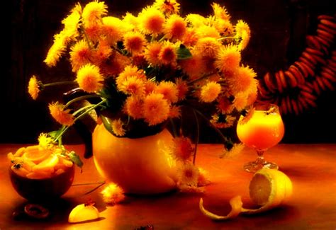 Hintergrund Stillleben Malerei Gelbe 🔥 Top Kostenlose Hintergründe