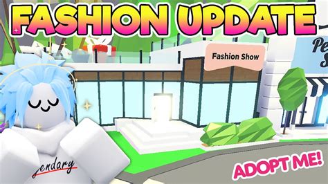 Fashion Show Update In Adopt Me Roblox Youtube