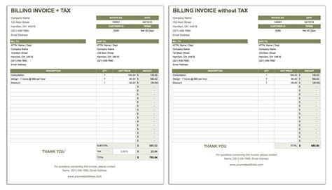 55 Free Invoice Templates Smartsheet For Net 30 Invoice Template