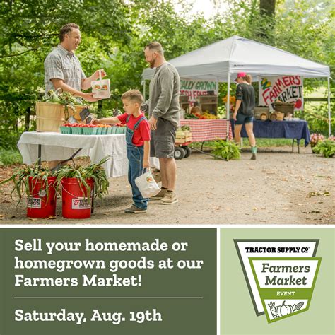 Tractor Supply Hosts Nationwide Farmers Market August 19 Allongeorgia