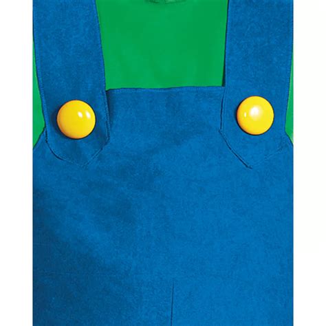 Adult Luigi Costume Premium Super Mario Brothers Party City