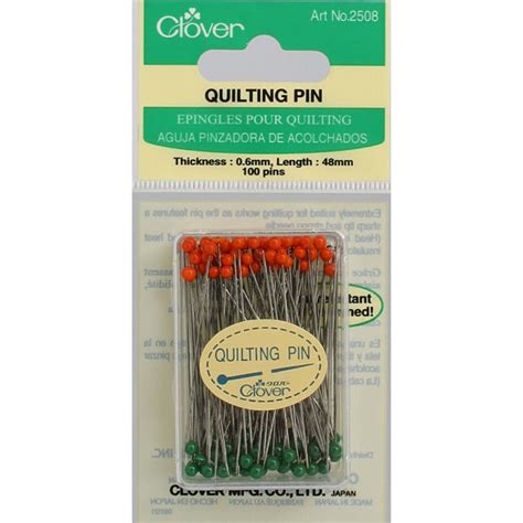 clover glass head steel quilting pins sewing part no 2508 etsy