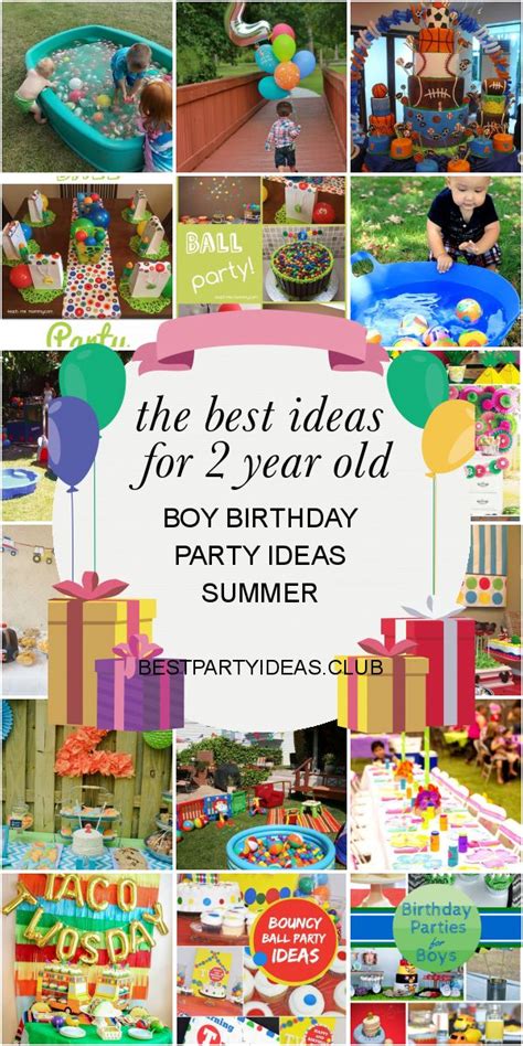 The Best Ideas For 2 Year Old Boy Birthday Party Ideas Summer 2 Year