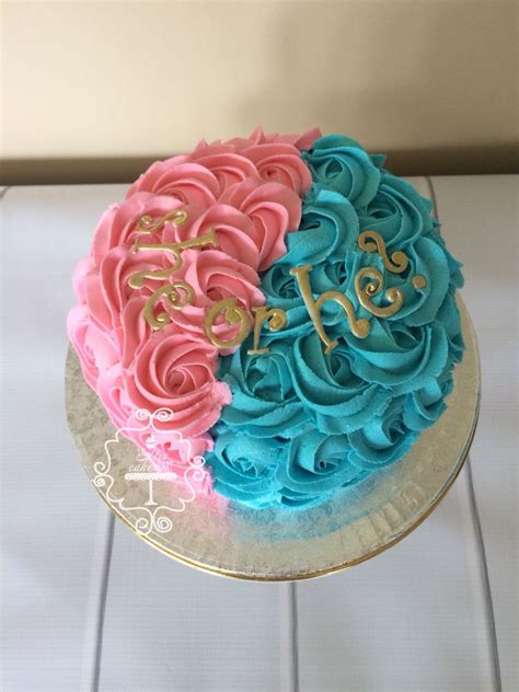 Gender Reveal Smash Cake By Lil Mrs Cake Heart Follow Us On Facebook