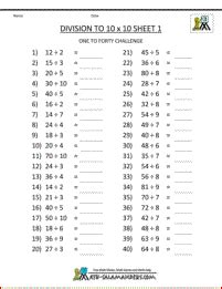 These free grade 3 worksheets when combined with math games yield more than 20 times practice. Printable Division Worksheets 3rd Grade