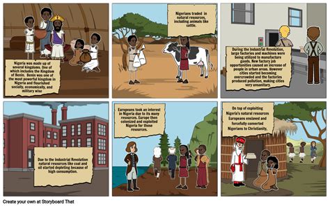 West Africa Before And After Colonization Storyboard