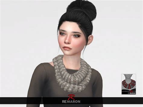Scarf 01 For Women By Remaron At Tsr Sims 4 Updates