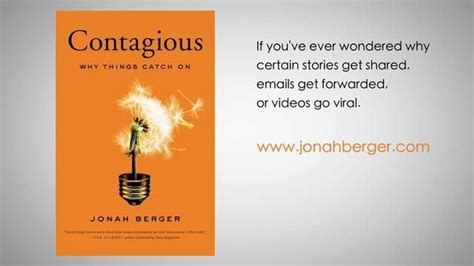 Contagious Why Things Catch On By Jonah Berger Book Review