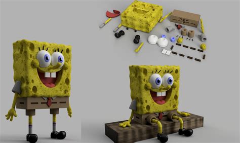 3d Printable Spongebob Squarepants