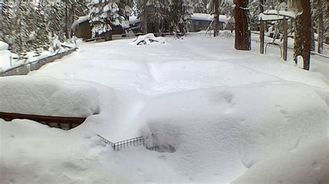 Lake Tahoe Sees Over Feet Of Snow In December Crushing Records Good Morning America