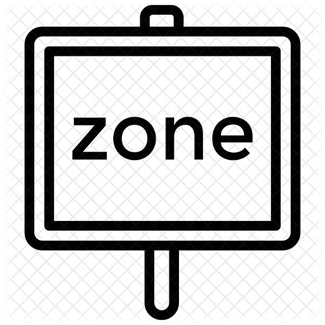 Zone Icon Download In Line Style