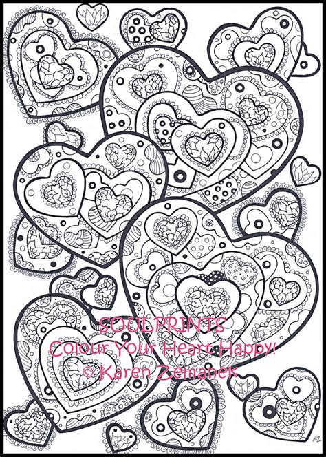 Simply print out the template, and let the kids use their imaginations to color in the then, glue the hearts in a tight circle onto a neutral colored piece of paper. SOULPRINTS Color Your Own Greeting Cards - GoTeamKate