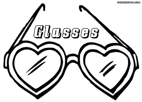 These printable coloring pages are also good for them not to be bored and to be artistic. Glasses coloring pages | Coloring pages to download and print