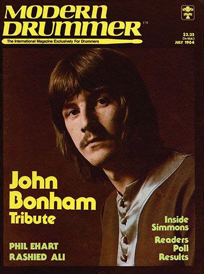 He was a british musician who passed away on 25 september. JOHN BONHAM DRUMS 3 | Modern drummer, Led zeppelin iv, Phil ehart