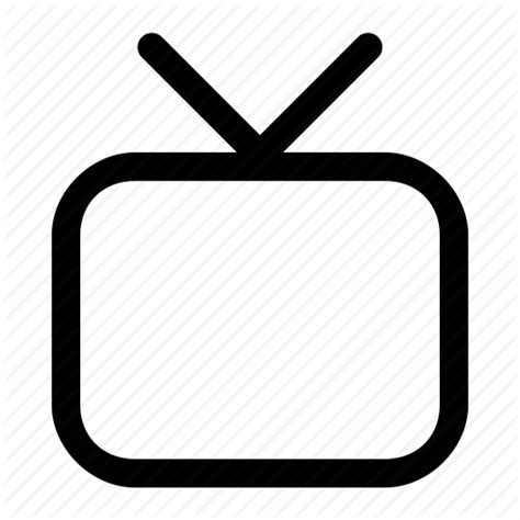 Tv Icon Vector 59276 Free Icons Library