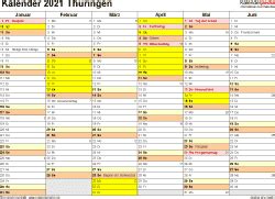 Ferien 2021 thüringen im kalender ferien 2021 thüringen in übersicht ferienkalender 2021 thüringen als pdf oder excel maandelijkse en weeekly kalenders beschikbaar. Kalender 2021 Thüringen: Ferien, Feiertage, Excel-Vorlagen
