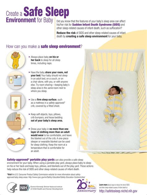 Baby Infographic Safe Sleep Baby Care Tips