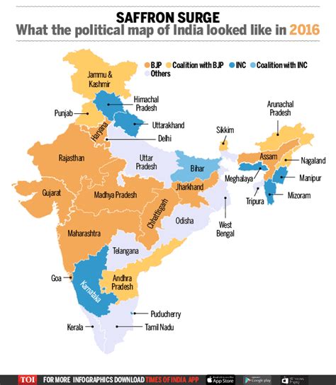 Infographic The Saffronisation Of India India News Times Of India