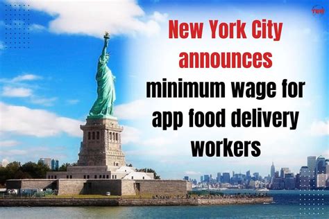 New York City Announces Minimum Wage For App Food Delivery Workers The Enterprise World