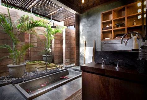 Balinese Bathroom Open Bathroom House Bathroom Bathroom Interior