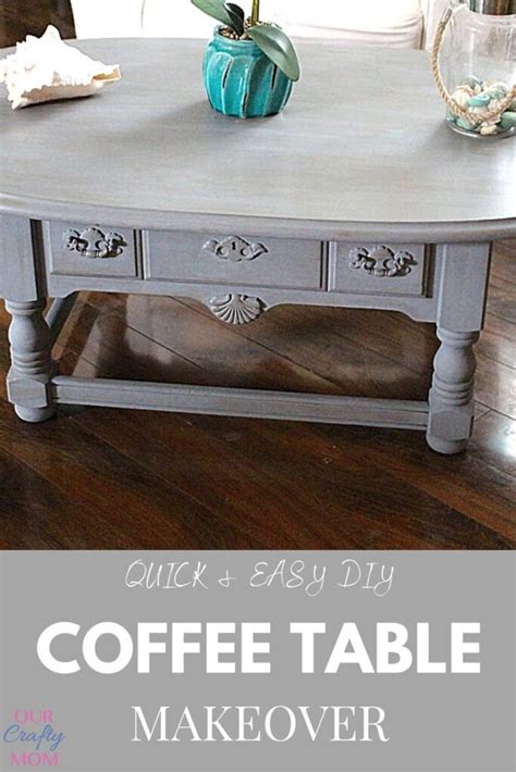 Elegant Coffee Table Makeover Diy With Chalk Paint