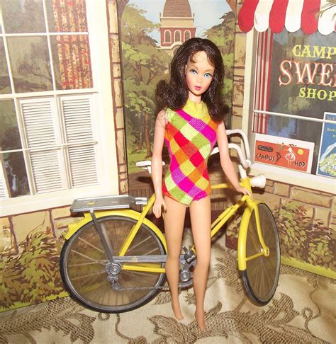 Vintage Gorgeous Marlo Flip Barbie 1160 In Original Swimsuit Circa