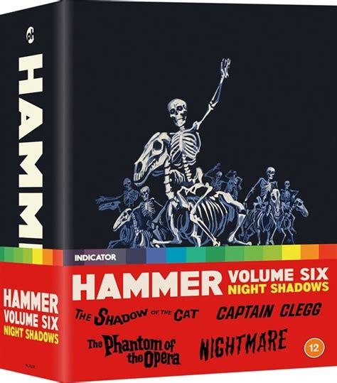 Hammer Volume Six Night Shadows Blu Ray Box Set Free Shipping