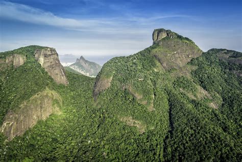 Pedra da gávea is a monolithic mountain in tijuca forest, rio de janeiro, brazil. Aerial View Of Rio De Janeiro S Pedra Da Gavea Mountain Stock Photo - Image of tourism, sunny ...