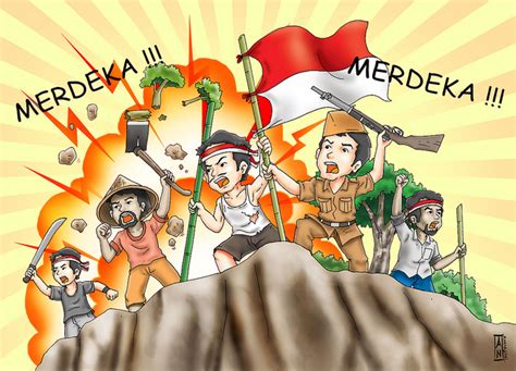 12 Gambar Animasi Kemerdekaan Indonesia Terbaru Koleksi Heni