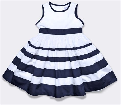 Dress With Multistripe Navy Baby Girls Dresses Sewing Girl