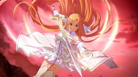 Download Sword Art Online Asuna Yuuki Sword Art Online Alicization Video Game Sword Art Online