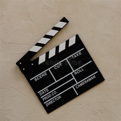 Filmproduktionskonzept Film Clapperboard Kino Beginnt Mit