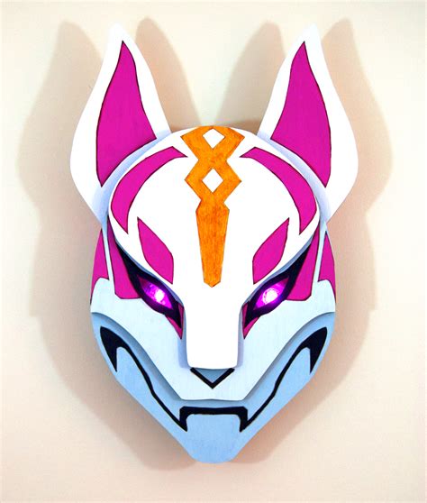 I Made This Kitsune Mask Inspired By Drifts The Eyes Are