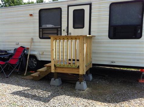 Feb 08, 2016 · the ramp from overstock (per ada requirements) is long enough to work for 1 step, 4 1/2 inches tall. Unique Wooden Portable Steps for Your Travel Trailer