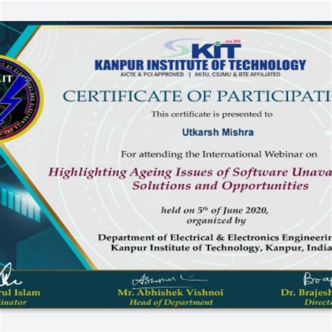 Webinar Certificate Hold On Organization Technology Kit Affiliate