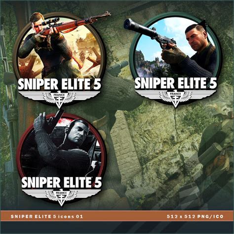 Sniper Elite 5 Icons By Brokennoah On Deviantart