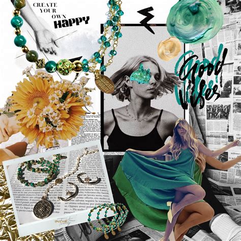 how to create a fashion collage and mood board mood board ideas influencer collage inspiration