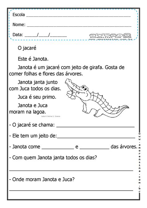 Textos Para Alfabetização E Letramento
