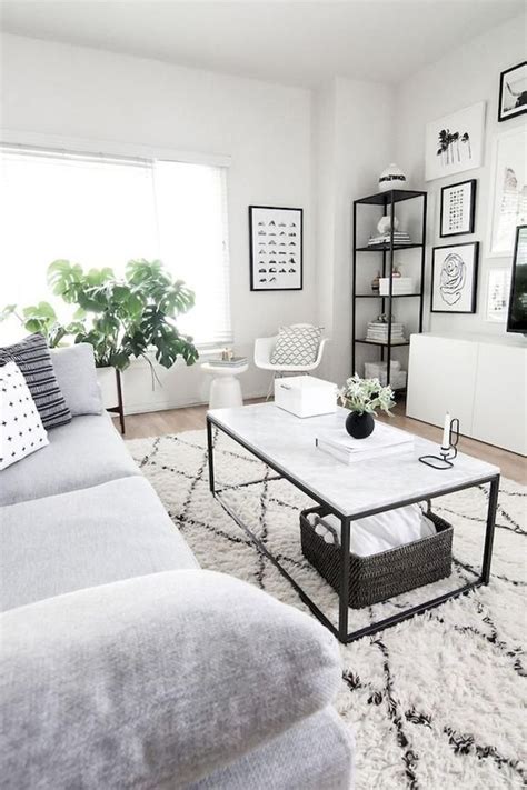 50 Diy Minimalist Home Decor Inspirations Monochrome Living Room