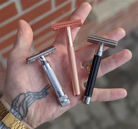 double edge safety razors vs disposable cartridge razors by chris lord kent of inglewood