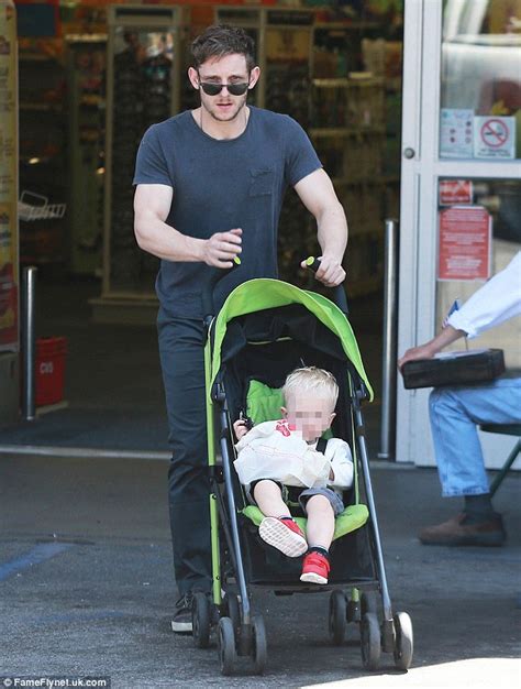 Jamie Bell Dotes On Son In La Ahead Of Fantastic Four Release Daily