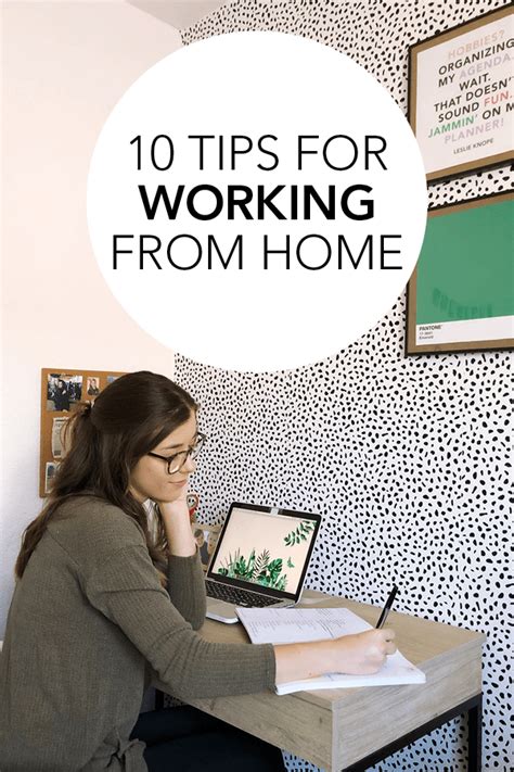 10 Tips For Working From Home Haley Madison Design