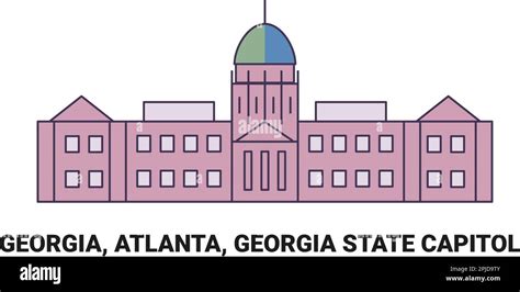 United States Georgia Atlanta Georgia State Capitol Travel Landmark