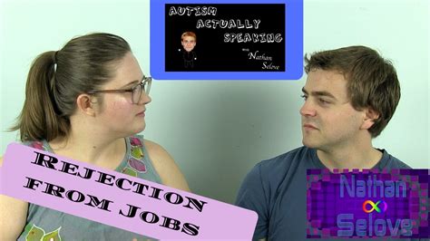 Autism ACTUALLY Speaking: Rejection From Jobs - YouTube