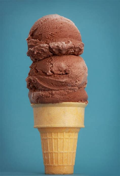 Ice Cream Cone Stock Photo Image Of Blue Dessert Frozen 7125570