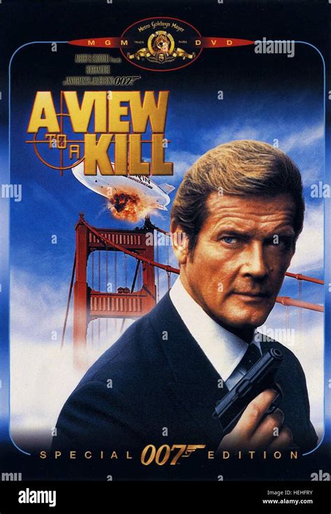 Roger Moore Bond Movie Poster High Resolution Stock Photography And